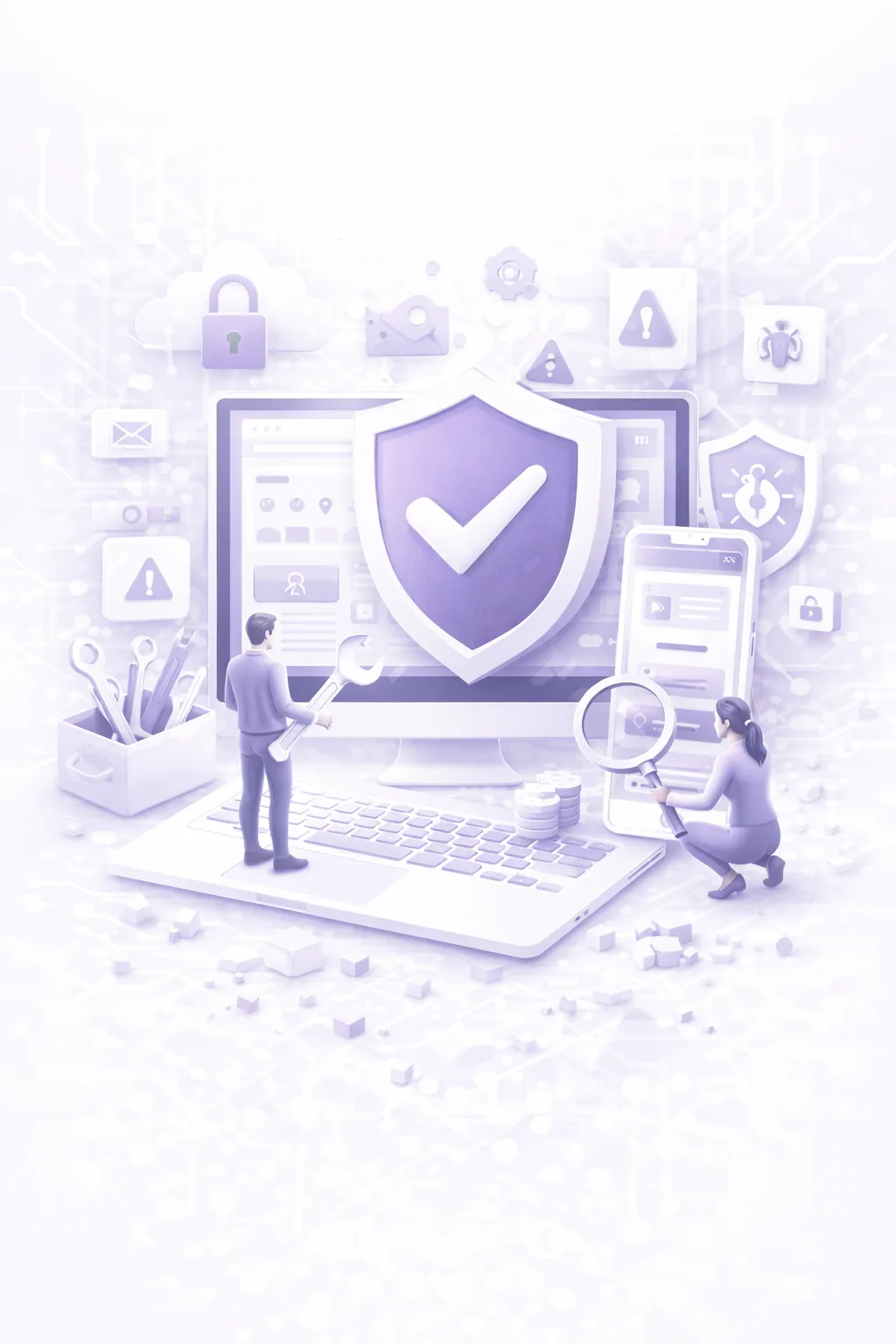 صيانة وتأمين المواقع والأنظمة